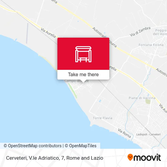 7 Adriatic Avenue - Cerveteri map