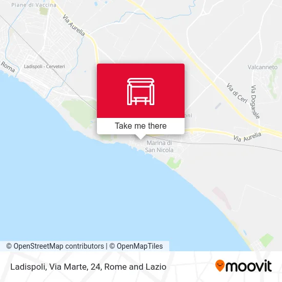 Ladispoli, Mars Street 24 map