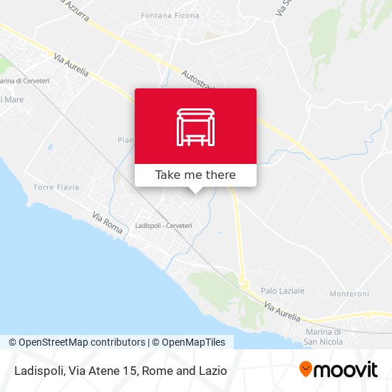Ladispoli, Via Atene 15 map