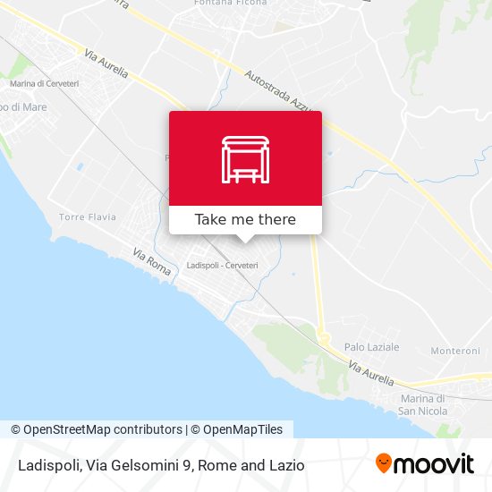 Ladispoli, Via Gelsomini 9 map