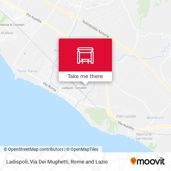 Ladispoli, Via Dei Mughetti map