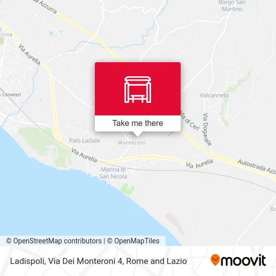 Ladispoli, Via Dei Monteroni 4 map