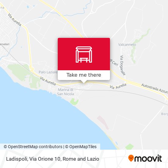 Ladispoli, Via Orione 10 map
