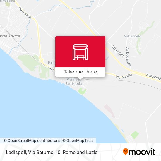 Ladispoli, Via Saturno 10 map
