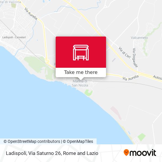 Ladispoli, Via Saturno 26 map