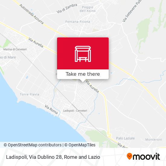 Ladispoli, Via Dublino 28 map