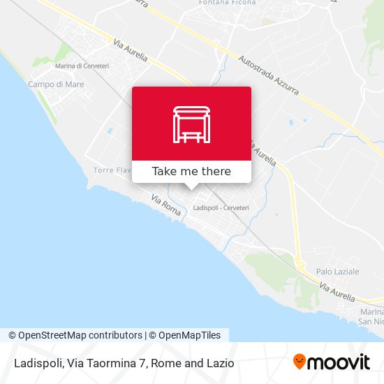 Ladispoli, Via Taormina 7 map