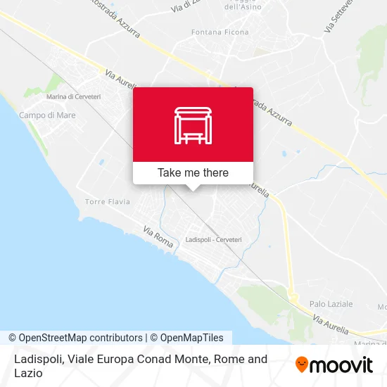 Ladispoli, Viale Europa Conad Monte map