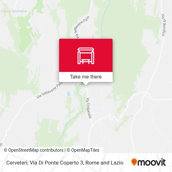 Cerveteri, Via Di Ponte Coperto 3 map