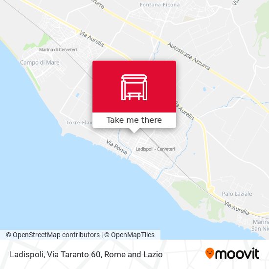 Ladispoli, Via Taranto 60 map