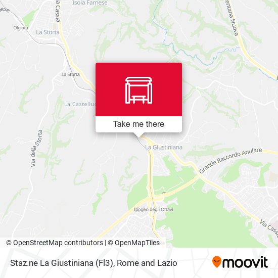 Staz.ne La Giustiniana (Fl3) map