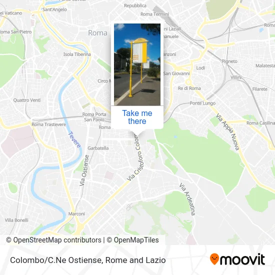 Colombo/Ostiense Circle map