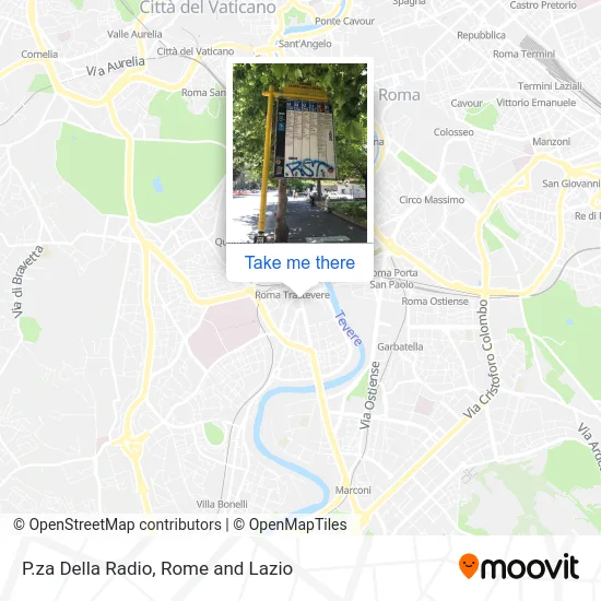 P.za Della Radio map