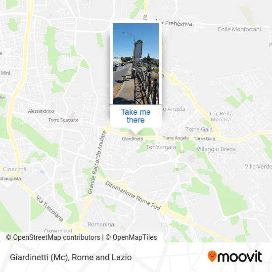 Giardinetti (MC) map