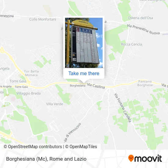 Borghesiana (Mc) map