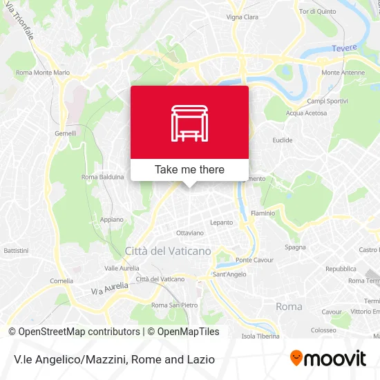 Angelico Avenue/Mazzini map