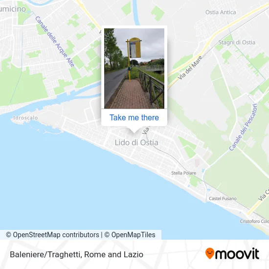 Baleniere/Traghetti map