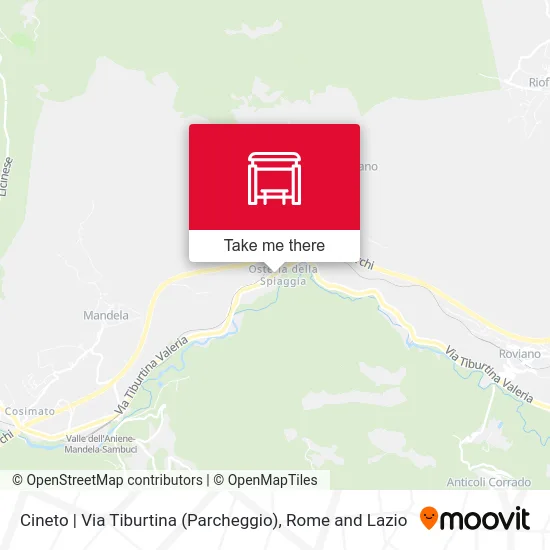 Cineto | Tiburtina Street (Parking) map