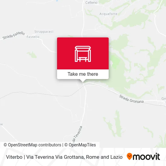 Viterbo | Teverina Street Grottana Street map