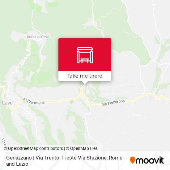 Genazzano | Via Trento Trieste Via Stazione map