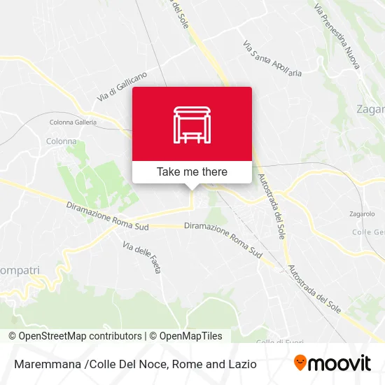 Maremmana/Colle Del Noce map