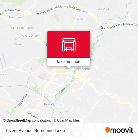 Tevere Avenue map