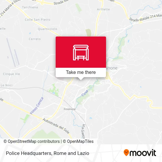 Police Headquarters map