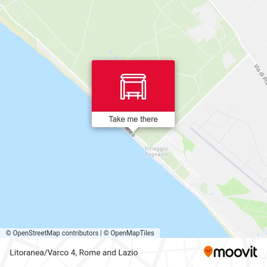 Litoranea/Varco 4 map