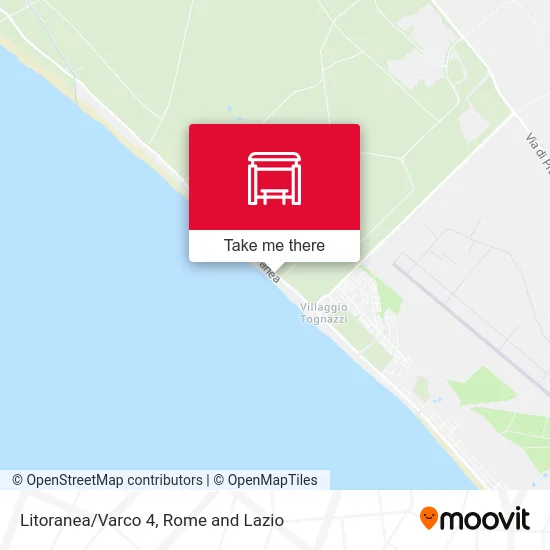 Litoranea/Varco 4 map