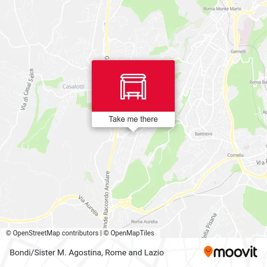 Bondi/Sister M. Agostina map