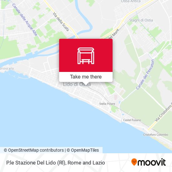 P.le Stazione Del Lido (Rl) map