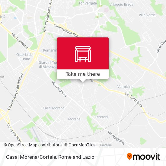 Casal Morena/Cortale map