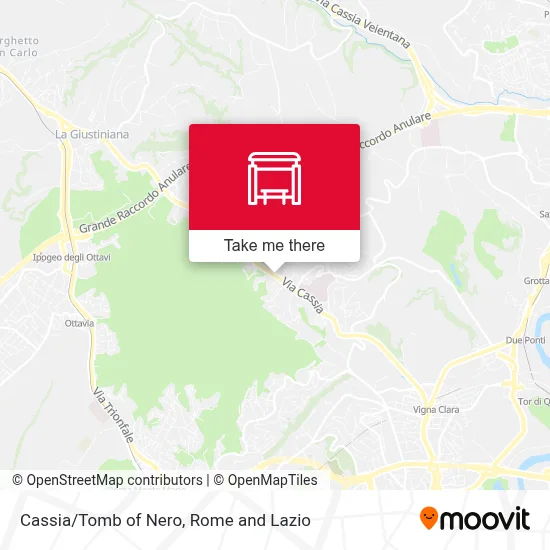 Cassia/Tomb of Nero map