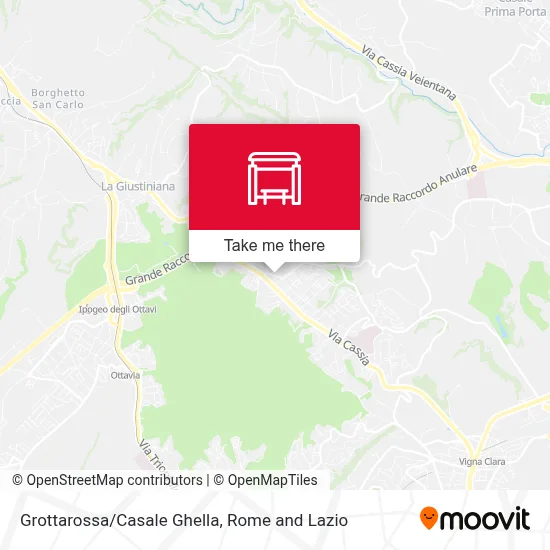 Grottarossa/Casale Ghella map