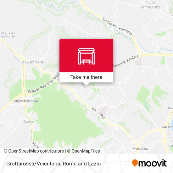 Grottarossa/Veientana map