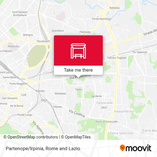 Partenope/Irpinia map