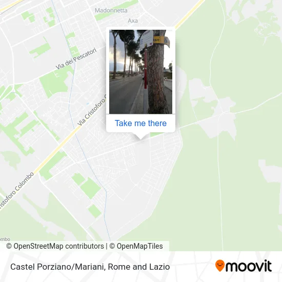 Castel Porziano/Mariani map