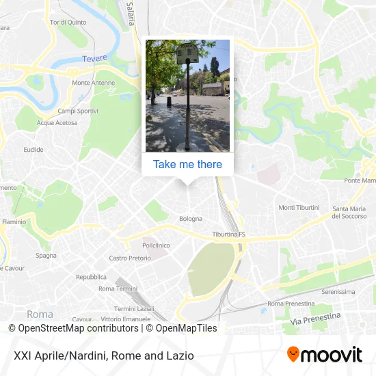 XXI April/Nardini map