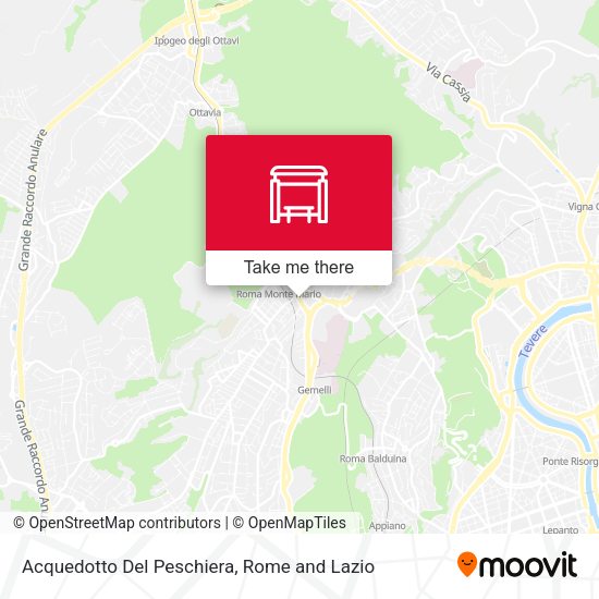 Acquedotto Del Peschiera map