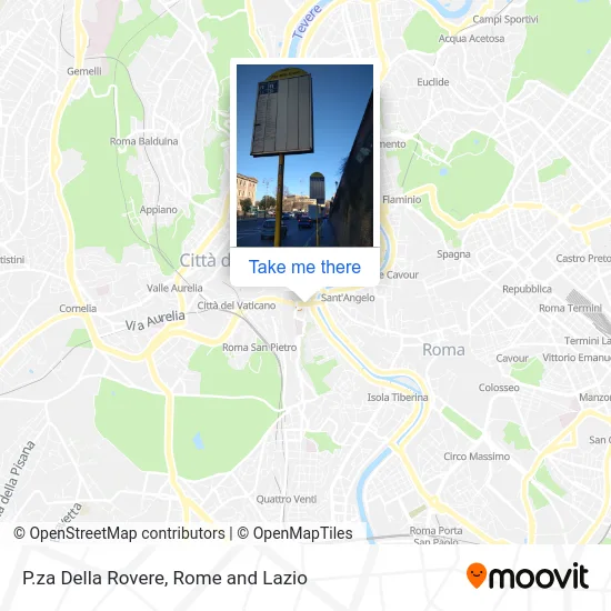 Piazza Della Rovere map