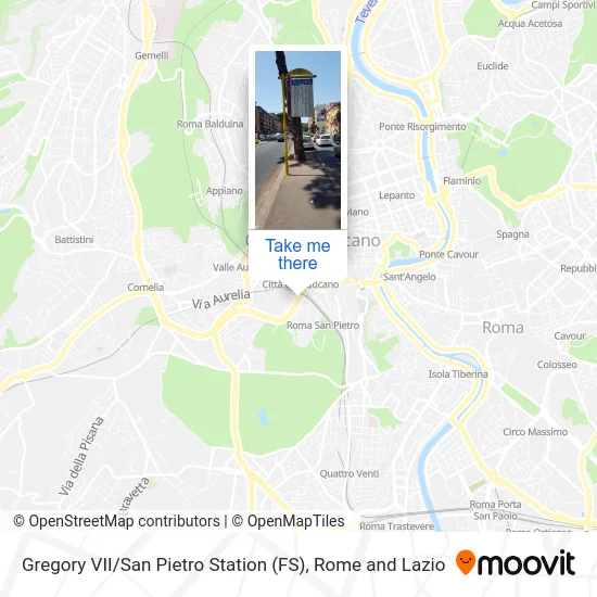 Gregory VII / San Pietro Station (FS) map