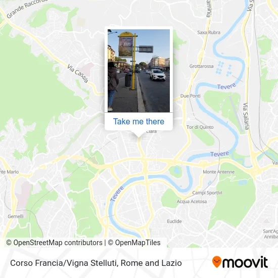 Corso Francia/Vigna Stelluti map