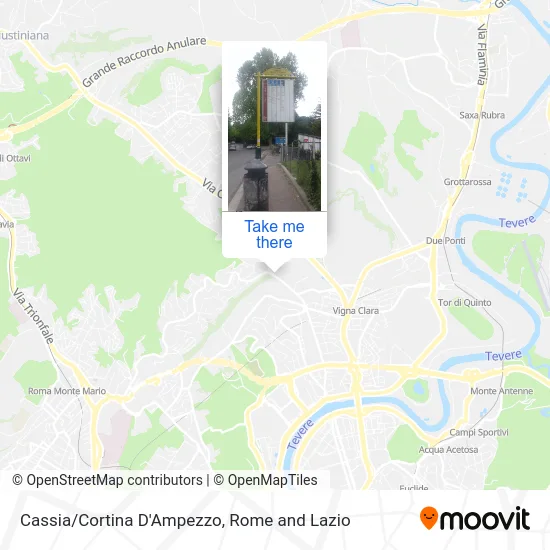 Cassia/Cortina D'Ampezzo map