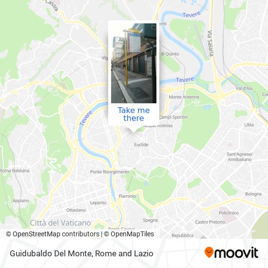 Guidubaldo Del Monte map