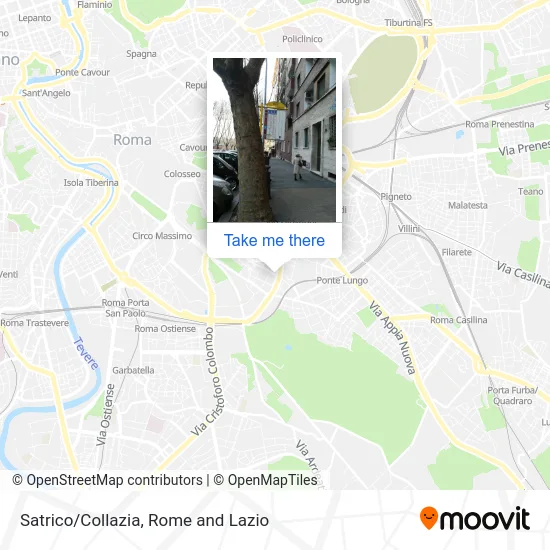 Satrico/Collazia map