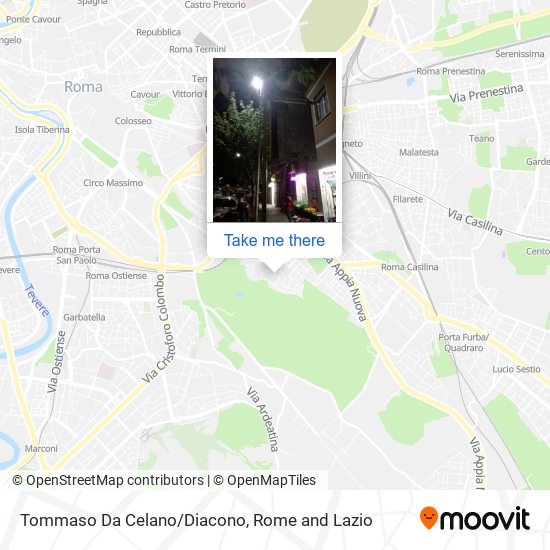 Tommaso Da Celano/Diacono map