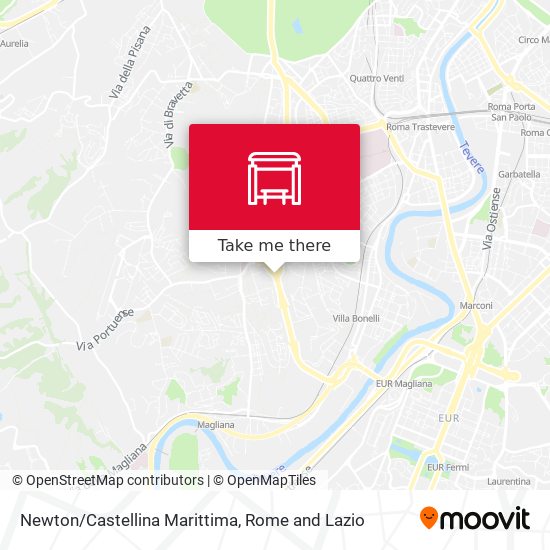 Newton/Castellina Marittima map