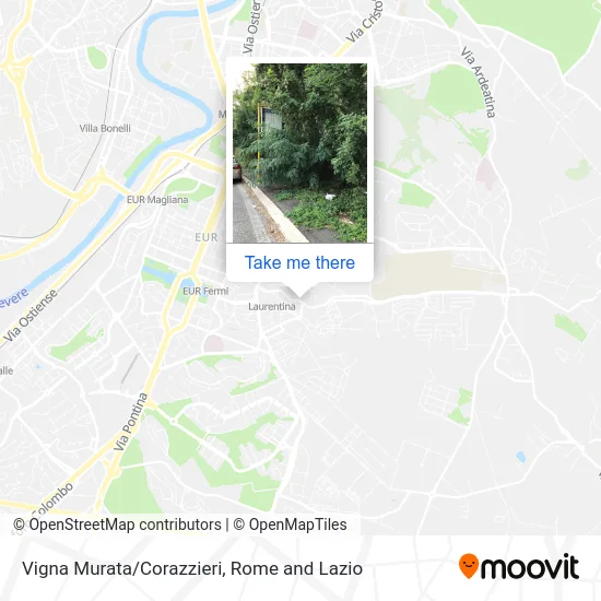 Vigna Murata/Corazzieri map