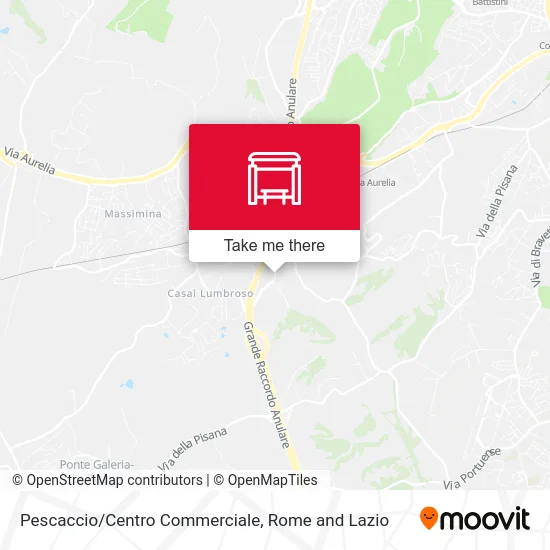 Pescaccio/Shopping Center map