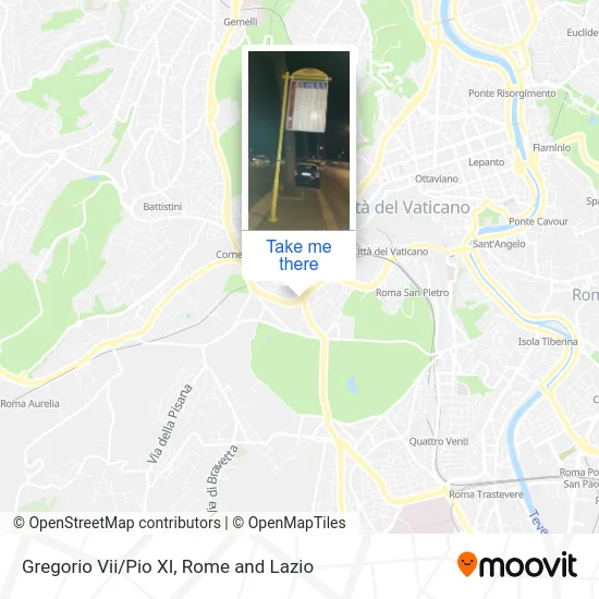 Gregory VII/Pius XI map